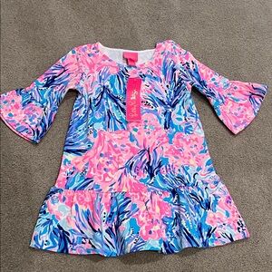 Lilly Pulitzer Pink and Blue Kids Dress